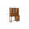 Wer Sheesham Wood  Study Table in Teak Finish