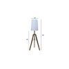 Alvyn White Cotton Shade Floor Lamp