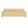 Airy 2 Seater Sofa In Leatherette Cream Color