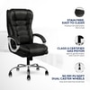 Kepler Brooks Amelia Premium Leatherette Office Desk Chair in Black Colour
