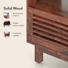 Cambry Solid Wood Bedside Table in Honey Finish
