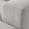 Sophisticated Wood Right Aligned 2-Seater With Upholstery Non Storage Sofa In Grey Colour