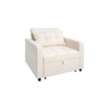 Gilbertson 1 Seater Sofa Cum Bed In Cream Color