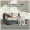 Casa Haven Relax Queen Size Bed in velvet With Engineered Hardwood Frame & Hydraulic Storage