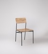 Bunder Solid Wood Dining Chair In Natural Finish