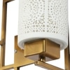 Eliante Modern Wall Lights Mild Steel & Glass Material Antique Gold & White Finish