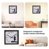 Shri Ram Wooden Wall Clock with Devotional Silhouette Design