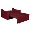 Step  Pull Out Sofa cum Bed  in Maroon Colour