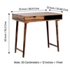 Tunis Sheesham Wood Study Computer Table In Natural Teak Finish
