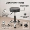 Zen Solid Wood Bar Stool (White Boucle Colour)