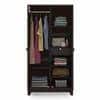 Magellan Solid Wood 2 Door Wardrobe in Mahogany Finish