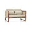 Korai 2 Seater Sofa (Macadamia Brown Hopsack Weave)