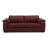 Trissino 3 Seater Leather Sofa in Wine Colour
