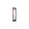 plato solid wood standing mirror in brown colour
