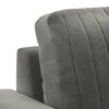 Granada Sofa Set (Colour : Ash Grey Velvet , Seater : 3+2+1)