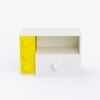 Building Blocks Storage Unit In Yellow & White Colour