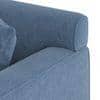 Wynn 3 Seater Fabric Sofa in Baltic Blue Colour