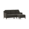 Abbey Sectional Sofa (Colour : Smoke Grey, Cushion : Hard, Seater : Right Aligned 2 Seater + Right Aligned Chaise)