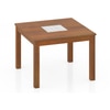 Brighton Square 4 Seater Dining Table Finish Amber Walnut