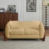 Amala Velvet 2 Seater Sofa Beige in Colour