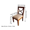 Newport Sheesham Wood Dining Chair in Beige Velvet     HONEY FINISH