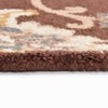 Presto Brown Traditional Hand Tufted Wool Carpet 4X6 Feet