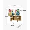 Devansh Metal Electric Wall Light in Gold Colour with Pink Shade Count of 1 Light