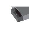 Ironhide Engineered Wood Box Storage Bed in Grey Colour