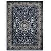 Multicolor Traditional Machine Made Polyester 5 X 7 Feet Carpet