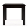 Arabia Solid Wood 4 Seater Storage Dining Table In Mahogany Finish