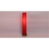 Carney Red Cotton Shade Floor Lamp