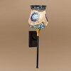 Devansh Metal Electric Wall Light in Black Colour with Multi Shade Count of 1 Light