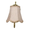 Devansh Gold Wall Mounted Lamp With Beige Jute Shade