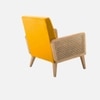 Evant Ratan Accent Chair in Yellow Colour