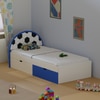 Sweet Slumber Kids Single Bed in Football Theme