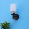 Eliante Wall Lights Mild Steel, Glass & Glass Material Brown,Gold & White Finish
