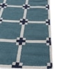Jaipur Rugs Soft Modern Geometric Wool Dhurrie Rug Grey 4x7 ft