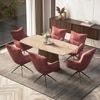 Nola 6 Seater Dining Table With Set of 3  Beck Dining Chair