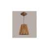 Soyuz Brown Solid Wood Single Hanging Light