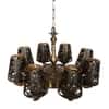 Devansh Metal Electric Wall Light in Multi Colour with Multi Shade Count of 2 Lights