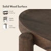 Kai Oval Solid Wood End Table in Danish Walnut