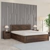 Yashika Solid Wood King  Size Bed With Hydraulic Storage (Provincial Teak Finish)