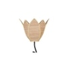 Dabney Black Bamboo Shade Floor Lamp