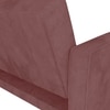 Novelle 3 Seater Click-Clack Sofa cum Bed  in Pink Colour