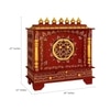 D'Dass Honeywood Sheesham and Mdf  Wall Hanging Wooden Temple For Pooja