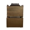 D'Dass Red Sheesham and Mdf  Wall Hanging Wooden Temple For Pooja