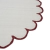 Jaipur Rugs Soft Floral Wool Dhurrie Rug White 6x8 ft