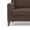 Abbey 2 Seater Fabric Sofa in Daschund Brown Colour
