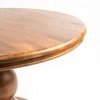 Anhillo Solid Wood 4 Seater Dining Table in Brown Finish