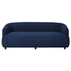 Morgen Boucle Fabric 3 Seater Sofa In Navy Blue